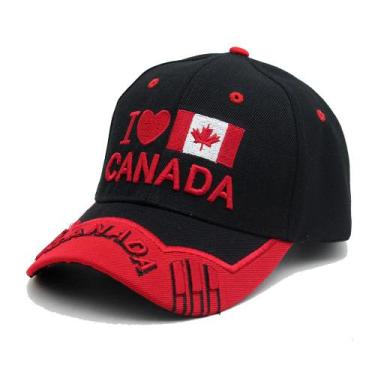 Imagem de Boné de beisebol I loves Canada Anime Summer Trucker for Men - Yiweisa