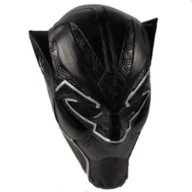 Imagem de Máscara facial completa de cosplay, traje de látex, panteras negras - 