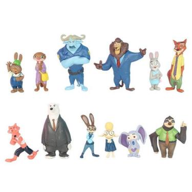 Imagem de Brinquedo colecionável Zootopias Nicks Wildes 12 unidades/lote - yiwei