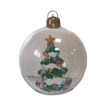 Imagem de Bola Inflável Gigante De Natal De 60cm Para Decoração De Jardim, Balão