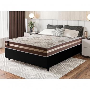 Imagem de Cama Box Espuma Chicago Casal 138x188 Preto King House