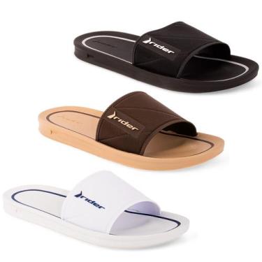 Imagem de Chinelo Rider Slide Street Original Confortável 11578, Branco, 40