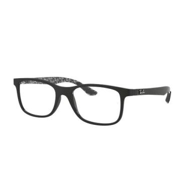 Imagem de Óculos de Grau Masculino Ray Ban RB8903 5263 Acetato Preta