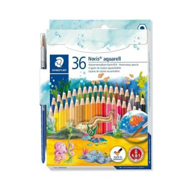 Imagem de Lápis de Cor Aquarelável Staedtler Noris 36 Cores + Pincel