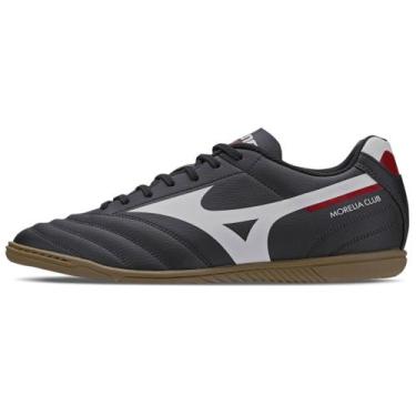 Imagem de Chuteira Futsal Mizuno Morelia Club IN - Preto/Branco, Preto, Branco, 