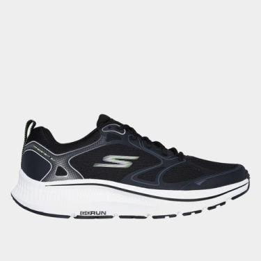Imagem de Tênis Skechers Go Run Consistent 2 Masculino, Preto, Branco, 42