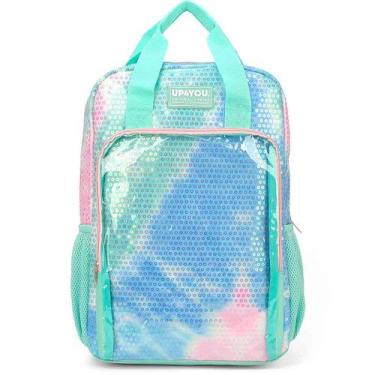 Imagem de Mochila escolar costa lantejoula verde sortido Up4you, Verde