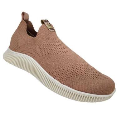 Imagem de Tênis Casual Feminino Adulto Tecido Modare Ultraconforto 7361.103, Nud