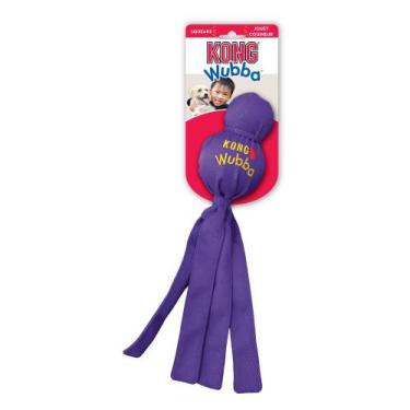 Imagem de Brinquedo kong wubba pequeno p/ cães , AZUL
