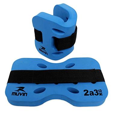 Imagem de Caneleira Hidroginastica - Tornozeleira Muvin - 2 a 3kg - Azul