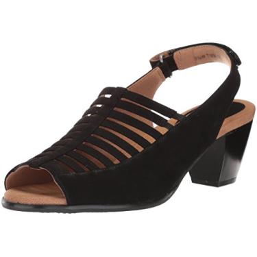 Imagem de Trotters Sandália feminina Minnie, Nobuck preto, 35