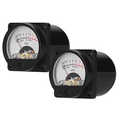 Imagem de Tingpai VU Meter 2 Pcs Panel VU Meters Warm Ba Light Analógico DB Indicador de nível de som G vação e amplificador de nível de áudio com placa de driver