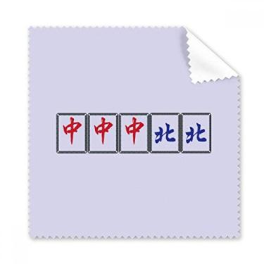 Imagem de Grand Three Chiefs Mahjong azulejo pano de limpeza para tela de telefone limpador de óculos 5 peças