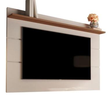 Imagem de Painel de TV para Quarto e Sala até 55" Off White/Freijo Vivare 1,36 G