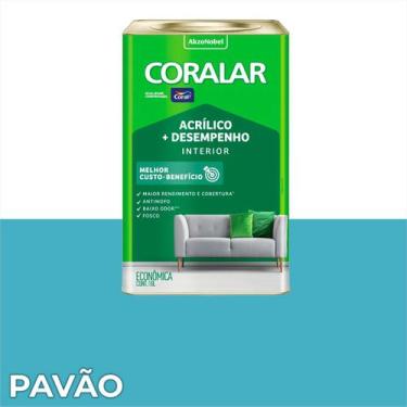 Imagem de Tinta Látex Coralar Anti Mofo Parede 18 Litros, Pavão