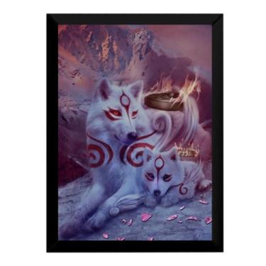 Imagem de Quadro Okami Arte Poster Moldurado - Fanarte