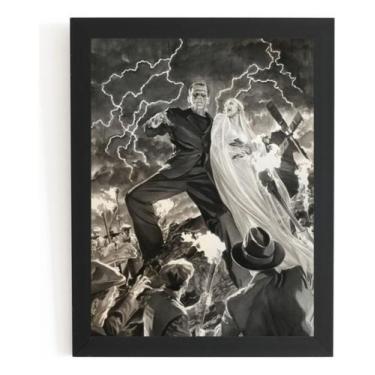 Imagem de Quadro Decorativo Monstro De Frankenstein Arte De Alex Ross - Fanarte
