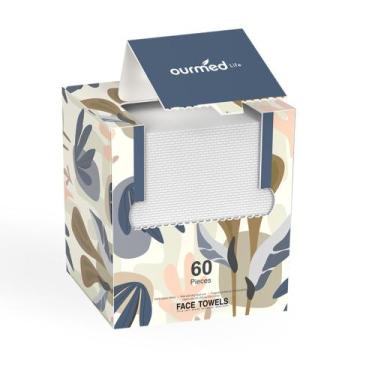 Imagem de Toalha Facial Descartável Ourmed Life Biodegradável - Pacote com 180 U