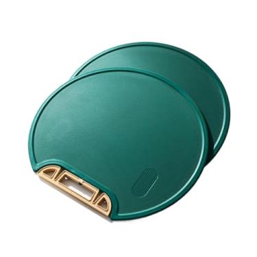 Imagem de Kit 2 Tábua De Corte Antibacteriana À Prova De Mofo 30cm Com Suporte Em Pé Para Cozinha(redondo 2 pcs)