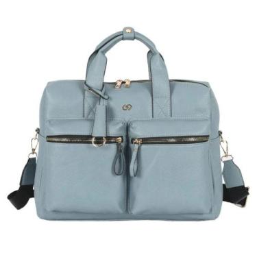 Imagem de Bolsa Tote Pasta Notebook Feminina Sacola Transversal Gash, Azul