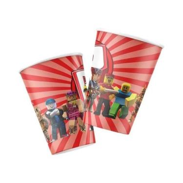 Imagem de Suprimentos Para Festa De Aniversário Com Tema Roblox Para Crianças, B
