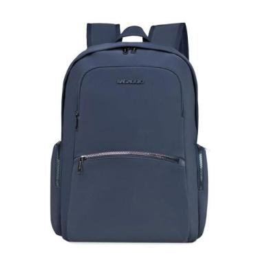 Imagem de Mochila Feminina Executiva Média para Notebook Donna Azul - Bagaggio, 