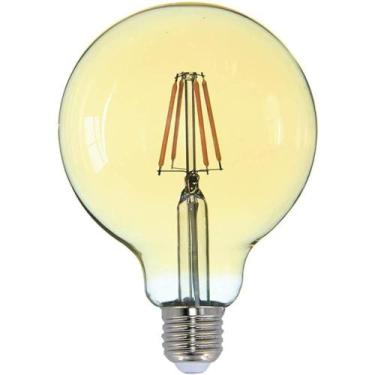 Imagem de Lâmpada Vintage Led Globo G80 de 4 Watts E 2400k 05345 Ourolux Lâmpada