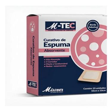 Imagem de Curativo de Espuma Absorvente com Borda de Silicone Missner - MTEC-CEA