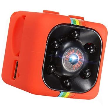 Imagem de Câmera de Ação, Câmera de Visão Noturna Inteligente 1080P para Casa (Vermelho)