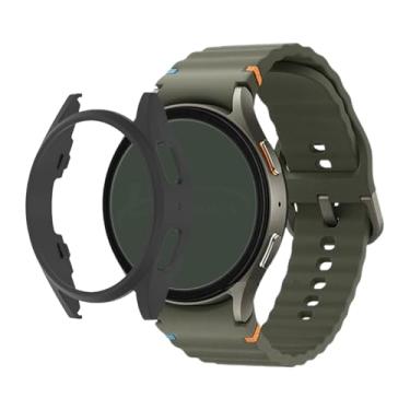 Imagem de Capa Protetora PC Bumper Case LTimports compativel comg Galaxy Watch 7 44mm Sm-L310 Bt e Sm-L315 Lte (LT-Preto)