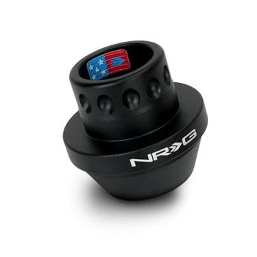 Imagem de NRG INNOVATION Cubo curto para volante de corrida compatível com Toyota Supra 2018+ / BMW Z4 / MINI Cooper 2018+, preto, acabamento anodizado, NRG-SRK-RLF56H