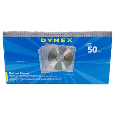 Imagem de Transparente Slim Jewel CD DVD Disk Capas, 50 pacotes