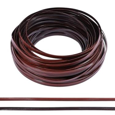 Imagem de FREEBLOSS Kit de reparo de vime de 210 m/689 pés, kit de reparo de vime de plástico de 8 mm para móveis planos suprimentos de vime para substituição de reparo de móveis de cadeira de pátio, sofás