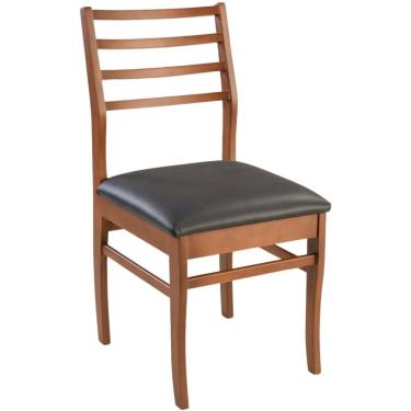Imagem de Cadeira Dubai Madeira Maciça Sala Jantar Castanho