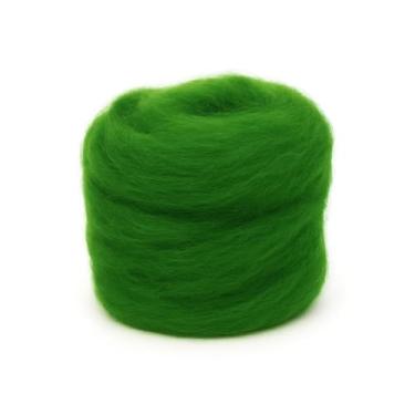 Imagem de Catopia Fio de lã, 100 g/100 g de lã macia de feltragem grossa pura para feltragem de agulhas, cobertor de tricô, tecelagem, artesanato, grama