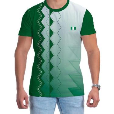 Imagem de Camiseta Comemorativa Masculina Camisa Nigéria Futebol 2022 - Bueno St