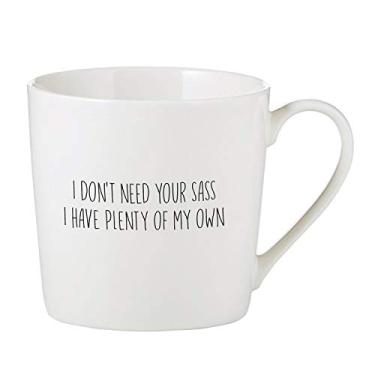 Imagem de Santa Barbara Design Studio Caneca de café SIPS Drinkware Bone China, 400 ml, Sass