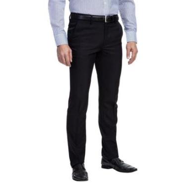 Imagem de Calça Social Masculina Preta - 38-Masculino