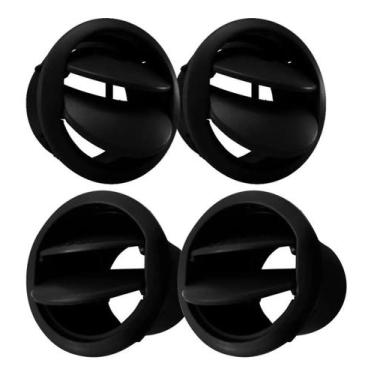 Imagem de Kit Difusor Saida Ar Painel Uno Vivace Nova Fiorino Preto - AUTO QUALI