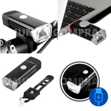 Imagem de Farol Machfally Com 4 Modos E Plug USB Recarregável 180 Lúmens - BRSI