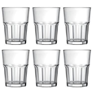 Imagem de Jogo 6 Copos 200ml para Suco Água e Refrigerante Nadir Figueiredo em V
