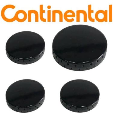 Imagem de Kit 4 Tampa Boca De Fogão Continental Perfetto 3 pequenos 1 Grande