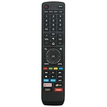 Imagem de Controle remoto de substituição EN3R39H compatível com Hisense Smart TV 65H6E 65R6070E LC-55Q620U 55H6E 55H6080E 55H6E 55EU6070 55H6080E 55R6000 55R6000E 55R7E 55R6E 55R6040E 55R6000E 49H6E