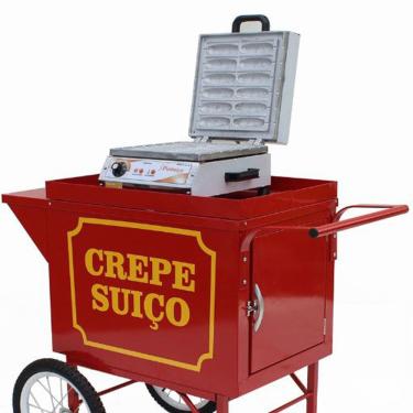 Imagem de Carrinho retrô para máquina de crepe no palito - Mod 4263-Sem maquina