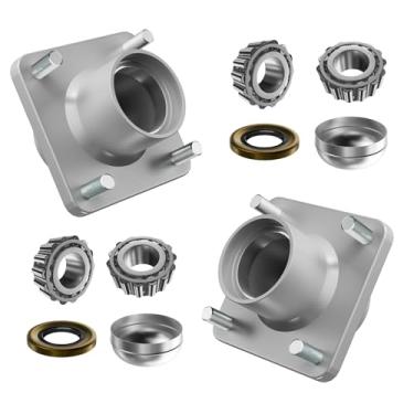 Imagem de FIXHAWK Kit de cubo de roda dianteira Club Car DS e selos de rolamentos, adequado para carrinho de golfe 1981-2003, conjunto de 2 peças de substituição OEM # 1011892 11011102 1011153 1011889 1011894