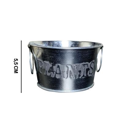 Imagem de Vaso Em Metal Prata 5,5cm