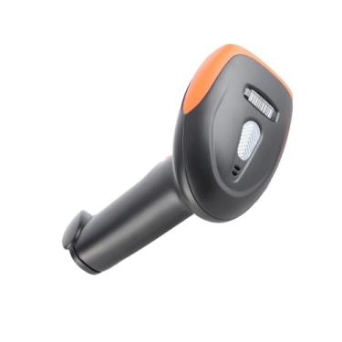 Imagem de Aramox Scanner de Código de Barras Sem Fio, Decodificação Rápida BT Qr Reader para Supermercado, Botão de Rebote Confortável Scanner Portátil