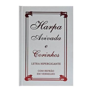 Imagem de Harpa Cristã Louvores Evangélicos Letra Hipergigante Capa - CPP