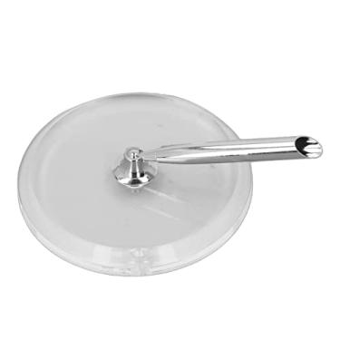 Imagem de Suporte para Caneta, Estilo Clássico, Design Compacto, Inserção, Suporte para Caneta, Mesa, Acrílico, Metal, Decoração de Mesa, para Escritórios Comerciais (Base Prata e Redonda)