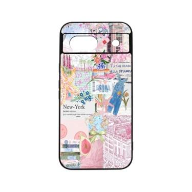 Imagem de qizjio Capa de telefone colagem à prova de choque protetora de verão para Google Pixel 8A